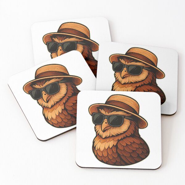 Item preview, Wise & Chill — Owl in Fedora and Shades designed and sold by ArteeInnovation.