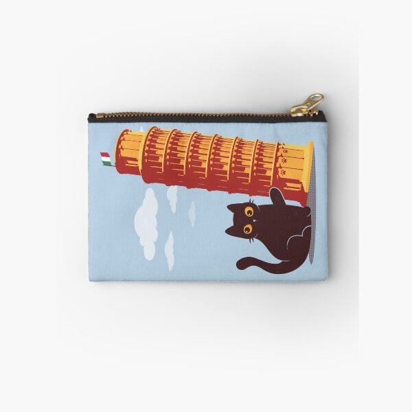 Item preview, Funny Cat in Pisa – Cute Kitty at the Leaning Tower of Italy designed and sold by erion5k.