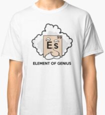 Funny Science T Shirt Gift-Element of Genius for Women Men Classic T-Shirt