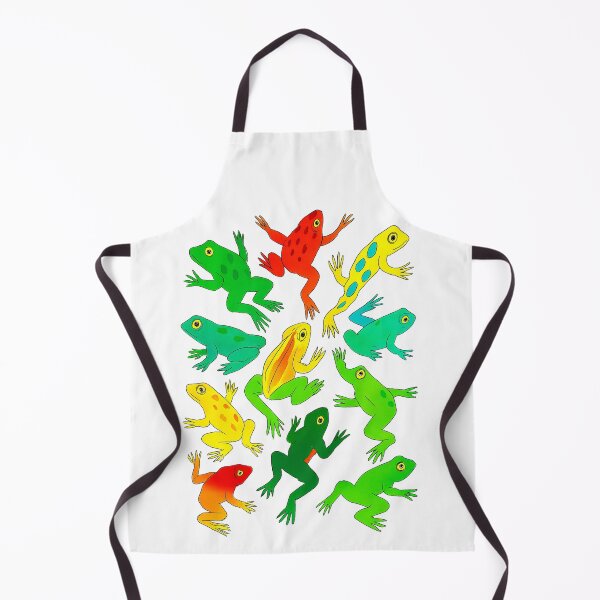 Item preview, Jump Squad Colorful Frogs Grid Graphic designed and sold by PinkLimesCo.