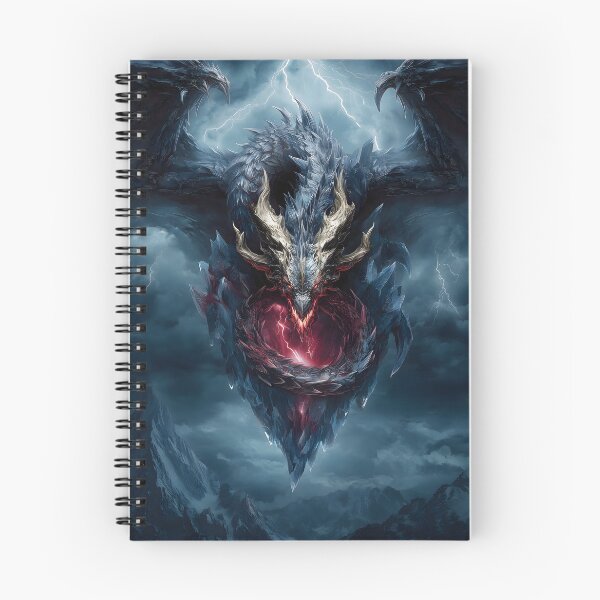 Item preview, Dragon with Lightning Heart designed and sold by Pir8prints.