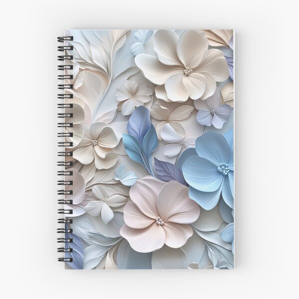 Item preview, Pastel 3D Floral Blossoms designed and sold by LinaDesign Store.