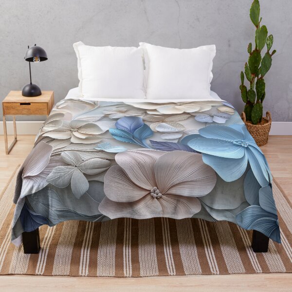 Item preview, Pastel 3D Floral Blossoms designed and sold by AuroraPublishing.