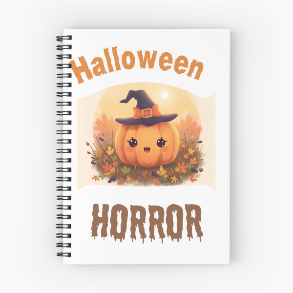 Item preview, Cute Halloween Horror Pumpkin T-Shirt – Kawaii Witch Hat Design for Kids & Adults | Funny Fall Tee | Spooky Cute Autumn Apparel designed and sold by SassyArtist9006.