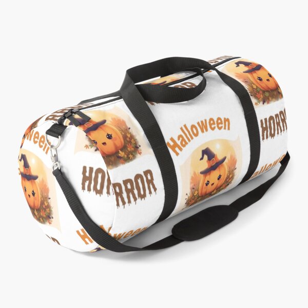 Item preview, Cute Halloween Horror Pumpkin T-Shirt – Kawaii Witch Hat Design for Kids & Adults | Funny Fall Tee | Spooky Cute Autumn Apparel designed and sold by SassyArtist9006.