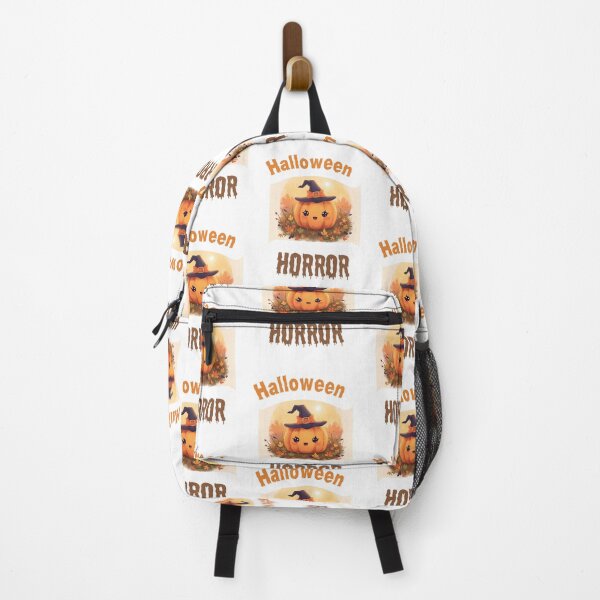 Item preview, Cute Halloween Horror Pumpkin T-Shirt – Kawaii Witch Hat Design for Kids & Adults | Funny Fall Tee | Spooky Cute Autumn Apparel designed and sold by SassyArtist9006.