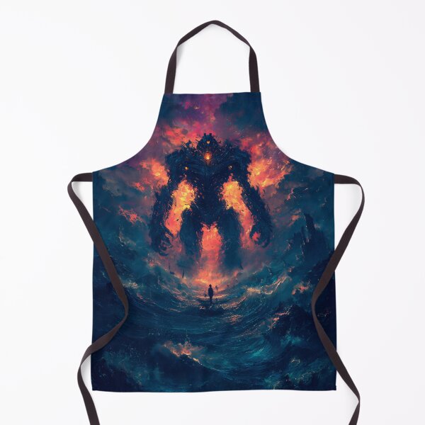 Item preview, Fiery Giant Above the Ocean designed and sold by Pir8prints.