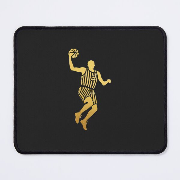 Item preview, An animated basketball player showcasing skills on the court_golden colour designed and sold by Aariq.