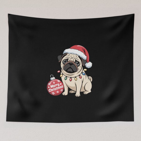 Item preview, merry pugmas designed and sold by jkrphoto.