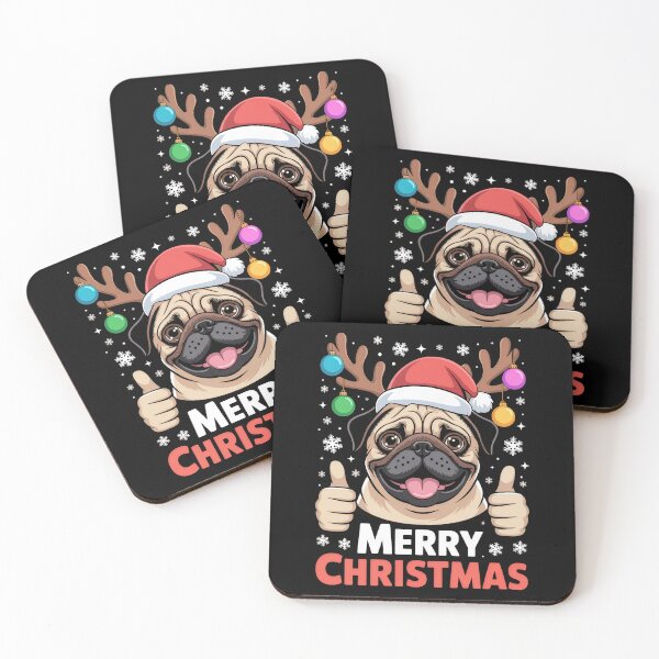 Item preview, merry pugmas designed and sold by jkrphoto.