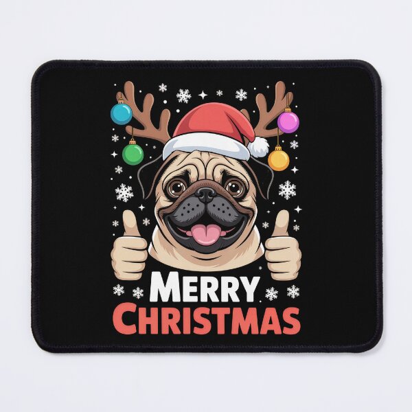 Item preview, merry pugmas designed and sold by jkrphoto.