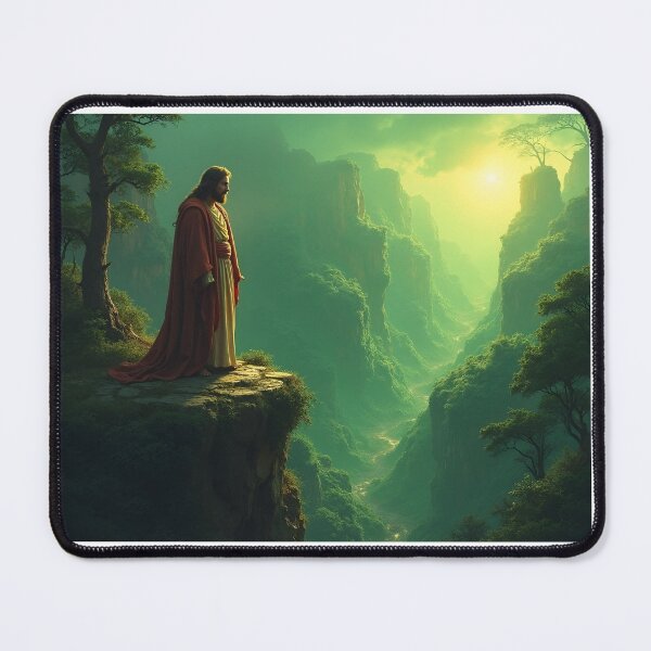 Item preview, Jesus on the Mountaintop: Gaze of Divine Serenity designed and sold by Patrick Mayne.