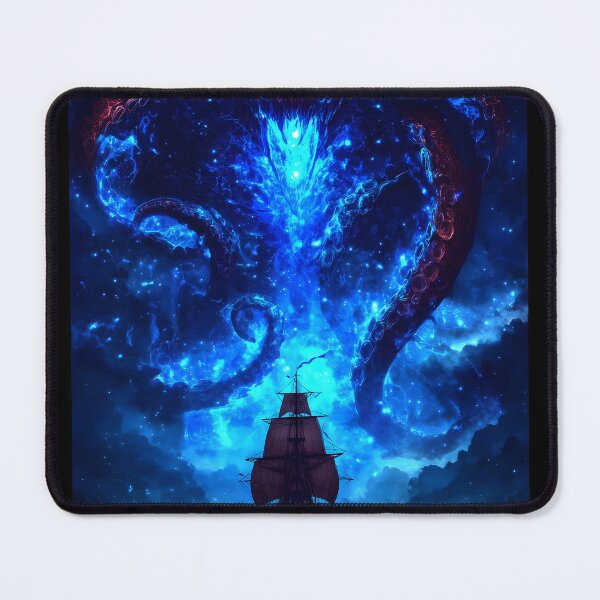 Item preview, Kraken Attack on Ship in Stormy Sea designed and sold by Pir8prints.