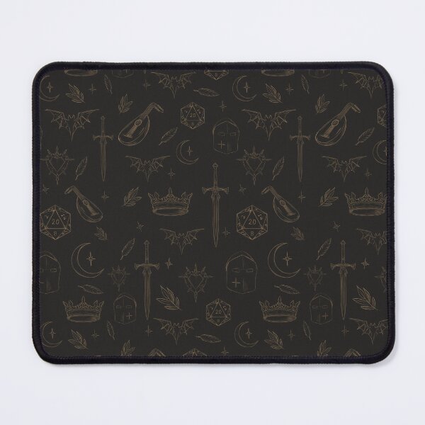 Item preview, Fantasy Medieval Steddie Seamless Pattern designed and sold by Logan Leigh Studio.