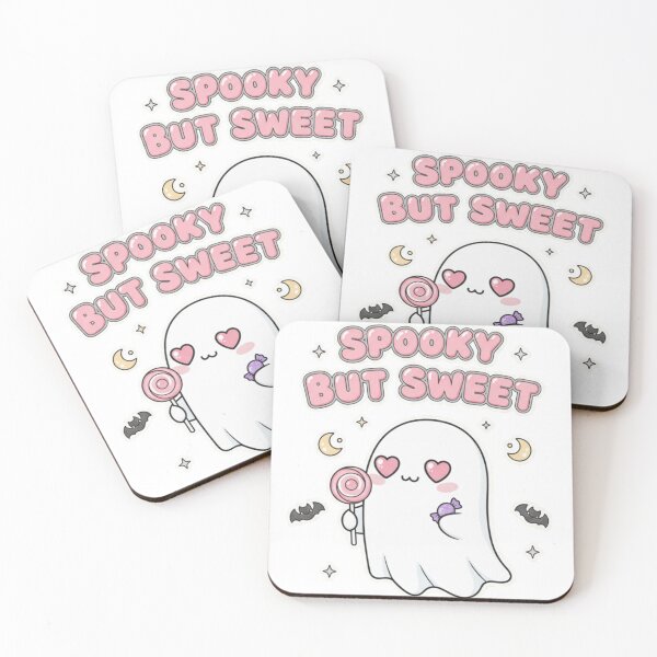 Item preview, Spooky But Sweet – Cute Kawaii Halloween Ghost designed and sold by House of Angel Jams.