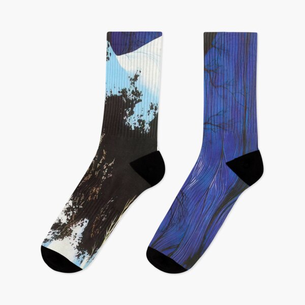 Item preview, Blue Barn And Snow By Eyvind Earle designed and sold by Qinmert.