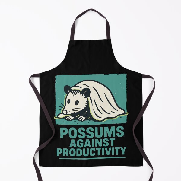 Item preview, Possums Against Productivity Humor Quote designed and sold by LuminOrb.