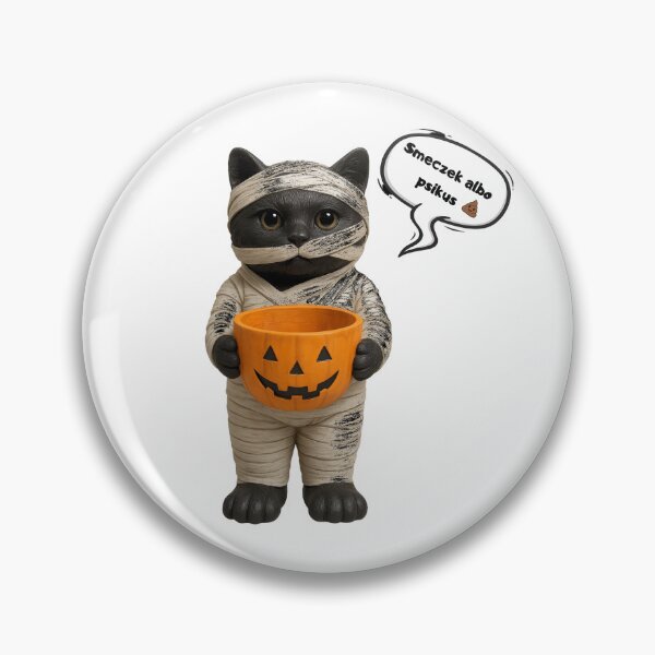 Item preview, "Mummy Cat – Treat or Trick!” designed and sold by DAGi9111.