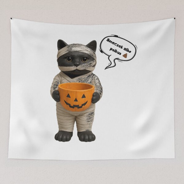 Item preview, "Mummy Cat – Treat or Trick!” designed and sold by DAGi9111.