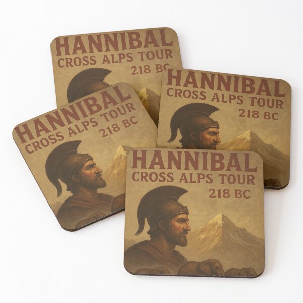 Item preview, Hannibal Cross  Alps Tour 218 BC designed and sold by Retr0Tshirts.