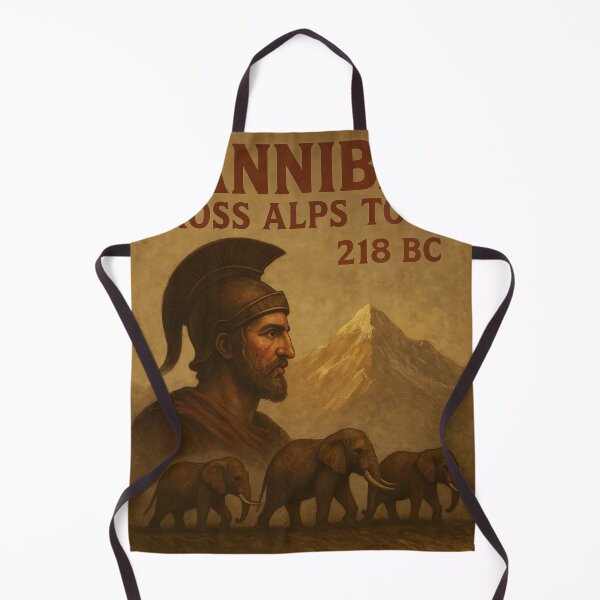 Item preview, Hannibal Cross Alps Tour 218 BC designed and sold by Retr0Tshirts.