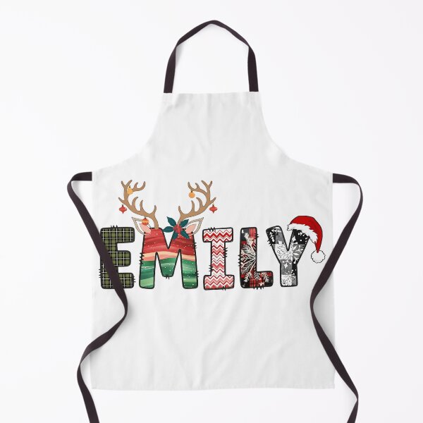 Item preview, Personalized Christmas Name PNG, EMILY Reindeer Antlers & Santa Hat Design, Custom Holiday Sublimation, Plaid Christmas Letter Art, Festive Name Clipart designed and sold by ThomasLeesa.