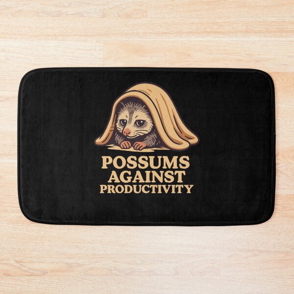 Item preview, Possums Against Productivity Humor Meme designed and sold by LuminOrb.
