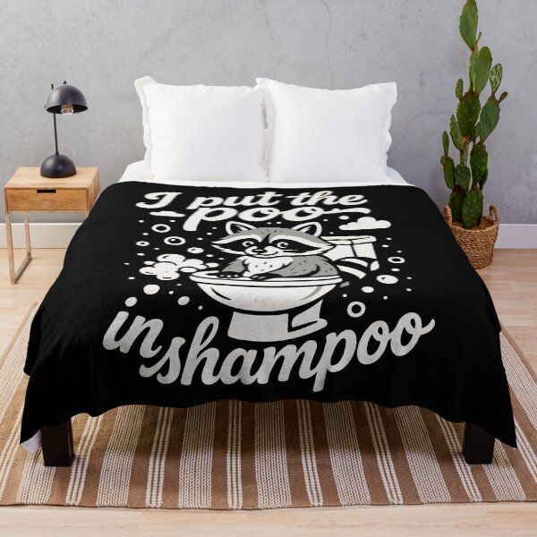 Item preview, I Put The Poo In Shampoo Funny Raccoon Humor designed and sold by LuminOrb.