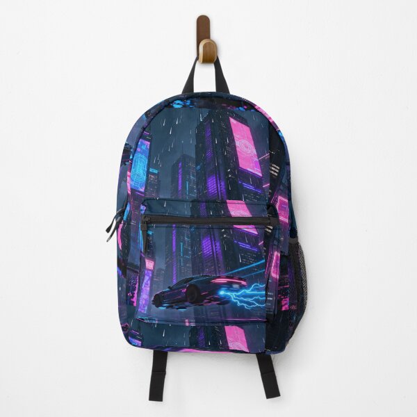 Item preview, Neon Cyber Skyline Future designed and sold by Raseelvm.