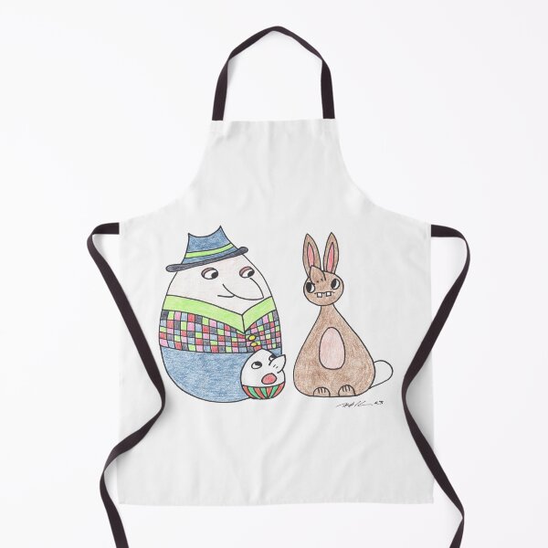 Item preview, Easter Egg Dad with Child & Easter Bunny - Osterei Papa mit Kind & Hase designed and sold by Anke‘s Bazaar.