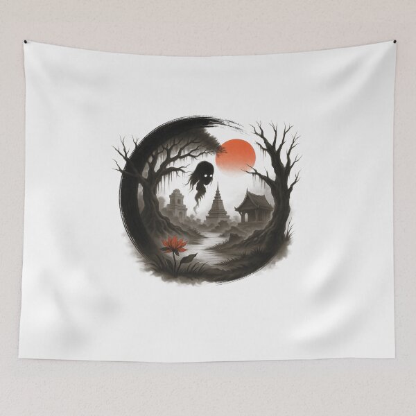 Item preview, Thai Zen: Haunting Serenity designed and sold by AlapodShop.