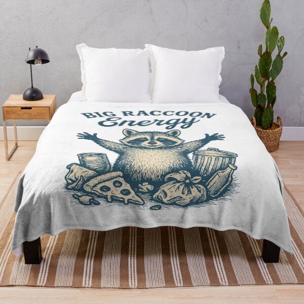 Item preview, Big Raccoon Energy Funny Quote Humor designed and sold by LuminOrb.