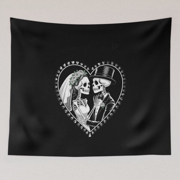 Item preview, Just Married Gothic Wedding Halloween Couples Matching designed and sold by VENOM0RIOT.