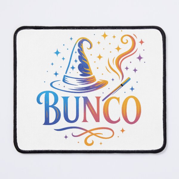 Item preview, Bunco Wizard Hat Shirt – Magical Bunco Night Gift, Colorful Dice Game Design designed and sold by RedVista.