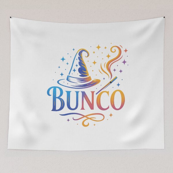 Item preview, Bunco Wizard Hat Shirt – Magical Bunco Night Gift, Colorful Dice Game Design designed and sold by RedVista.
