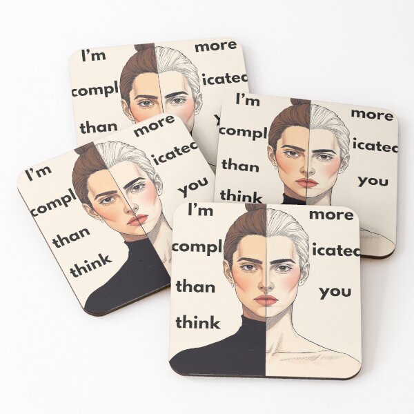 Item preview, I'm more complicated than you think designed and sold by Zygu.
