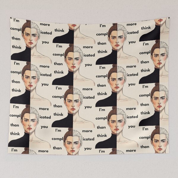 Item preview, I'm more complicated than you think designed and sold by Zygu.
