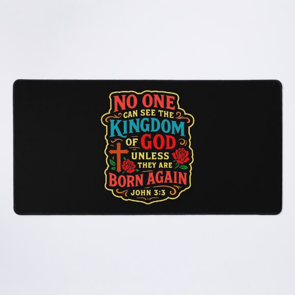 Item preview, John 3:3 No One Can See The Kingdom Of God Unless They Are Born Again designed and sold by plushism.