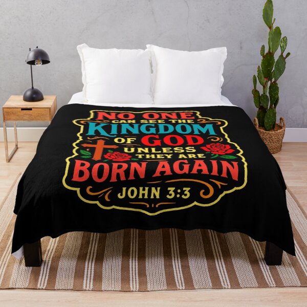 Item preview, John 3:3 No One Can See The Kingdom Of God Unless They Are Born Again designed and sold by plushism.