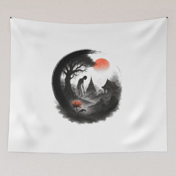 Item preview, Thai Zen: Haunting Serenity designed and sold by AlapodShop.