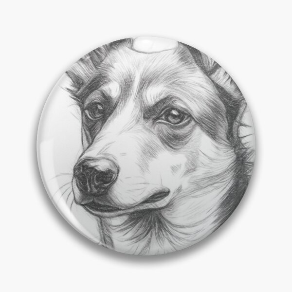 Item preview, Basenji Dog Sketch designed and sold by Leon Woods Pencil Art.