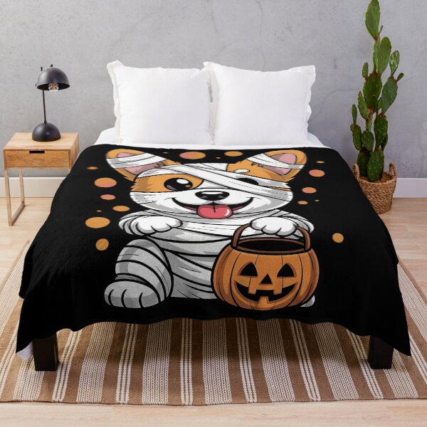 Item preview, Cute Halloween Welsh Corgi Mummy Dog Lover designed and sold by Bandikonsalez.
