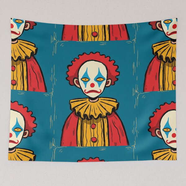 Item preview, Creepy Halloween Clown designed and sold by bapupa.