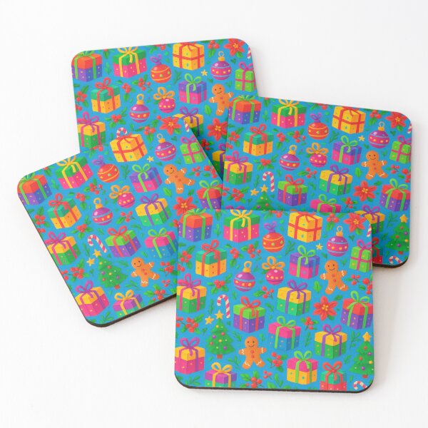 Item preview, Vibrant Christmas Gift Explosion – Festive All Over Print Pattern designed and sold by getpressedshirt.