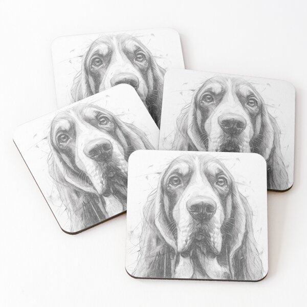 Item preview, Basset Hound Sketch designed and sold by Leon Woods Pencil Art.