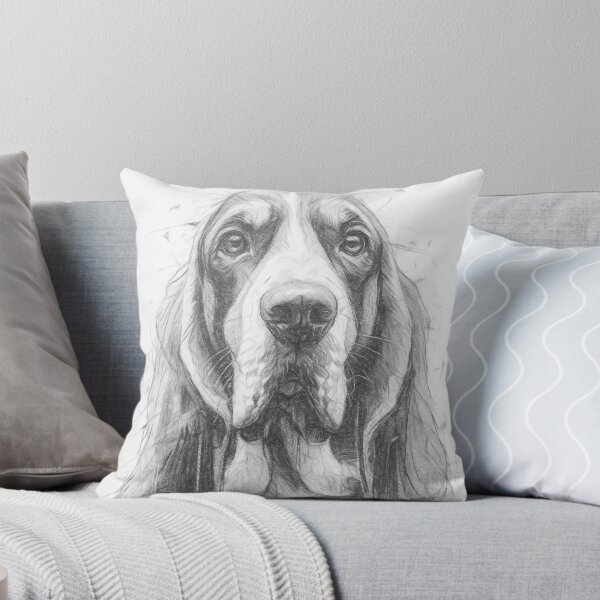 Item preview, Basset Hound Sketch designed and sold by Leon Woods Pencil Art.