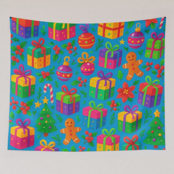 Item preview, Vibrant Christmas Gift Explosion – Festive All Over Print Pattern designed and sold by getpressedshirt.