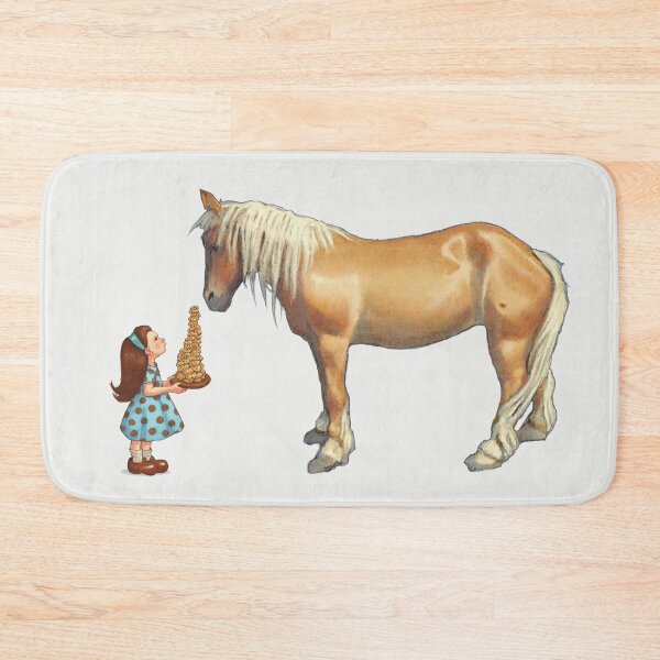 Item preview, Tiny Girl with BIG Horse, Have a Cookie designed and sold by JoyfulWhimsy.