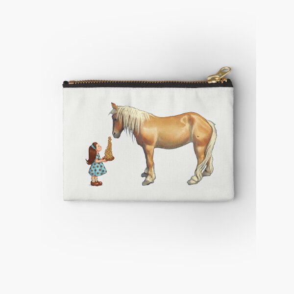 Item preview, Tiny Girl with BIG Horse, Have a Cookie designed and sold by JoyfulWhimsy.