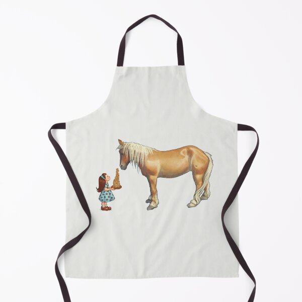 Item preview, Tiny Girl with BIG Horse, Have a Cookie designed and sold by JoyfulWhimsy.